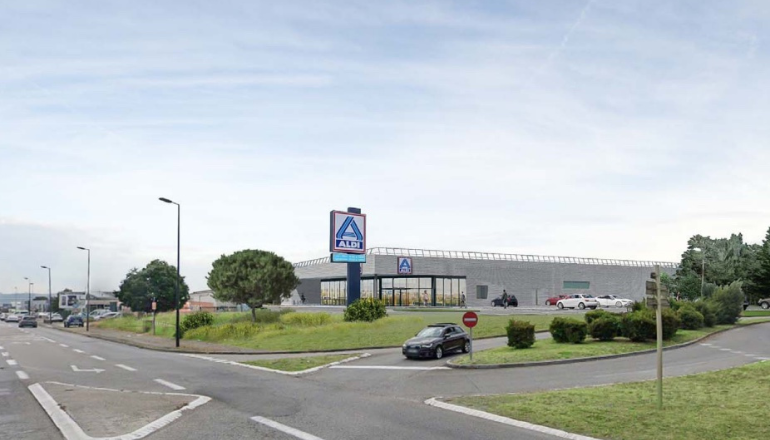 Le nouveau magasin Aldi est situé au 80, boulevard Denis-Papin, à Carcassonne © DR.