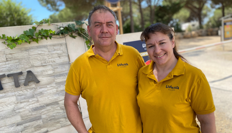le camping Figurotta de Yannick (45 ans) et Samantha (44 ans) vient de rejoindre le réseau Ushaïa villages © C.D.