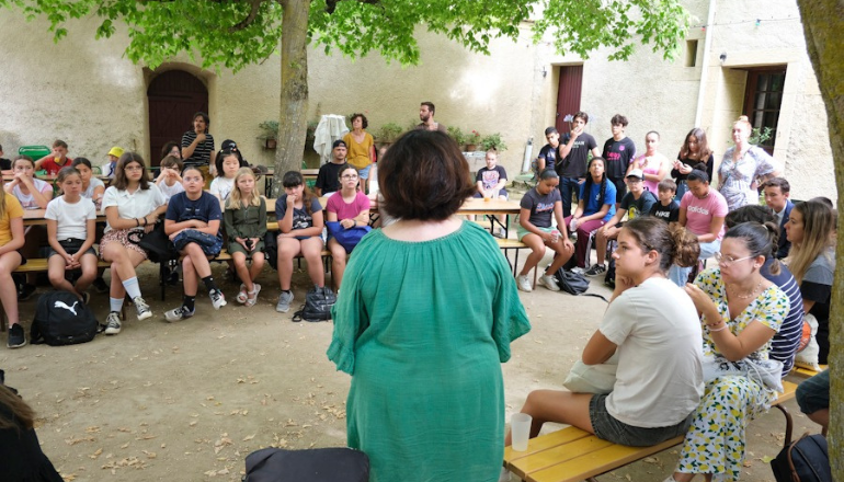 Forum participatif du conseil départemental des jeunes à Belfou, vendredi 19 juillet © Département de l'Aude.