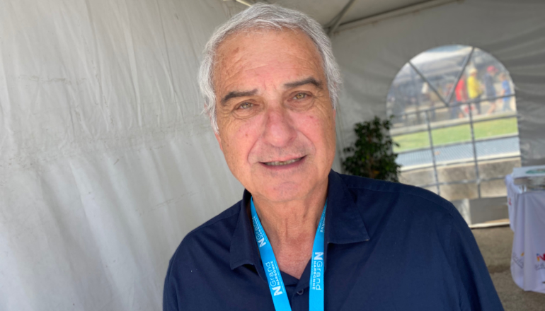 L'écrivain Manuel Garcia au Salon du livre de NArbonne, le 25 mai 2024 © L'Echo du Languedoc.