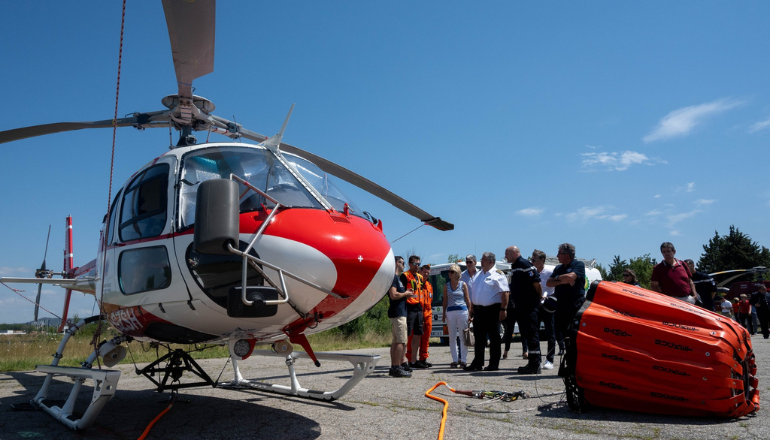 Les pompiers, la Sécurité civile et les services de la préfecture sont sur le pont © Préfecture de l'Aude.