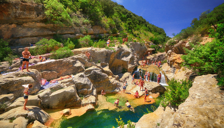 Les gorges du Verdouble © G. Deschamps / Aude Tourisme.