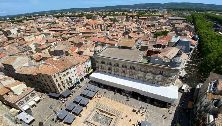 Vue du centre historique de Narbonne © Cyril Durand / L'Écho du Languedoc.