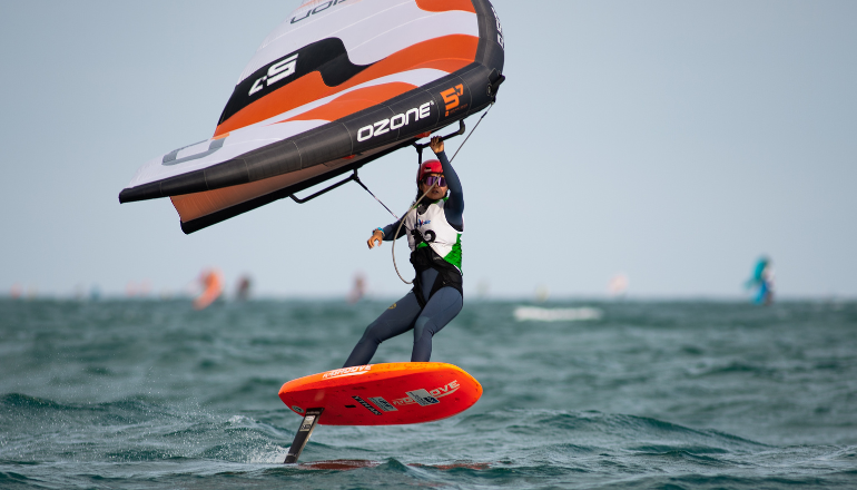 Anaïs Mai Desjardins- Championne de de France de Wingfoil © FFVoile / E. Bellande